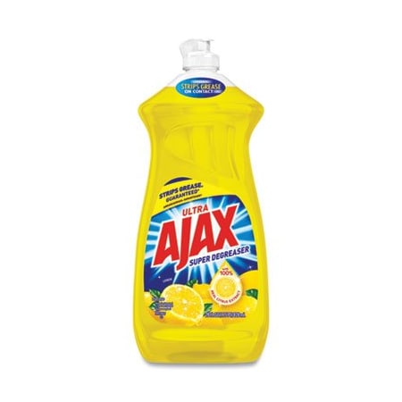 Colgate-Palmolive Ajax, Dish Detergent, Lemon Scent, 28 Oz Bottle, 9PK 44673